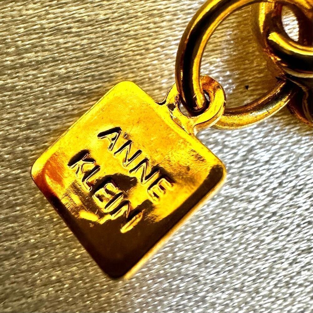 Anne Klein gold tone chain link bracelet - Picture 4 of 9